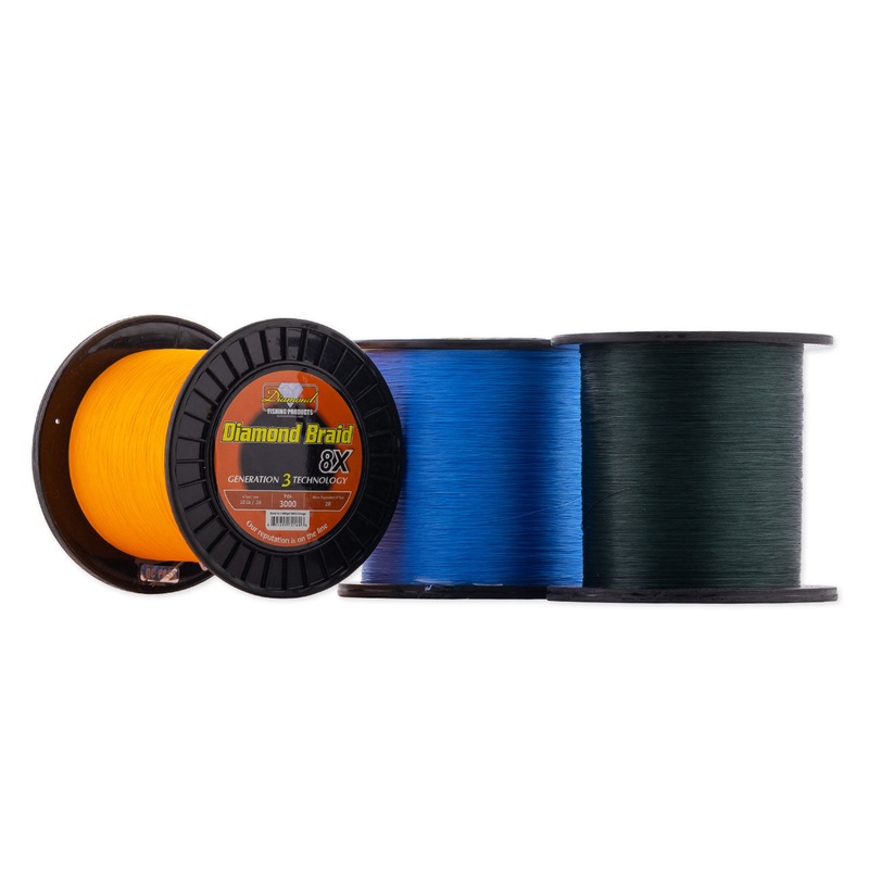 Diamond – Generation 3 8x Solid Core Braid (Pocket Spools)