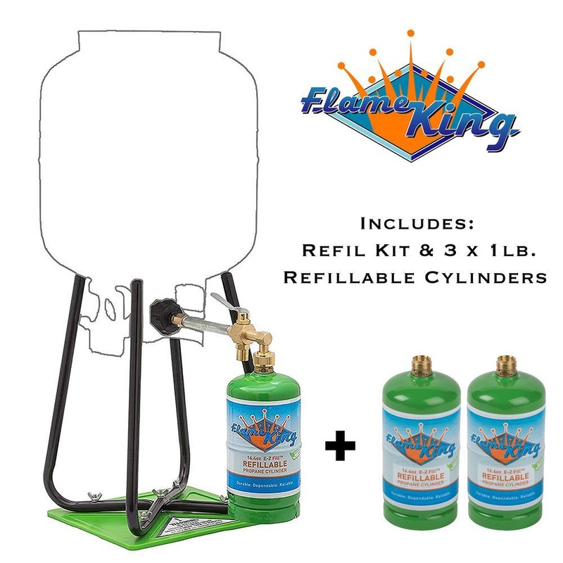Flame King | Propane refill kit