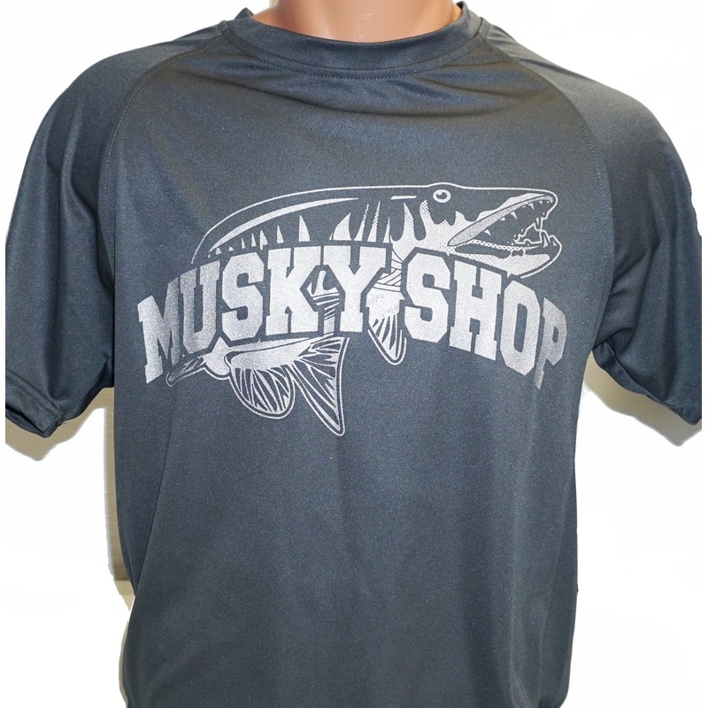 Musky Shop Basic Training Crew T-Shirt Graphite
