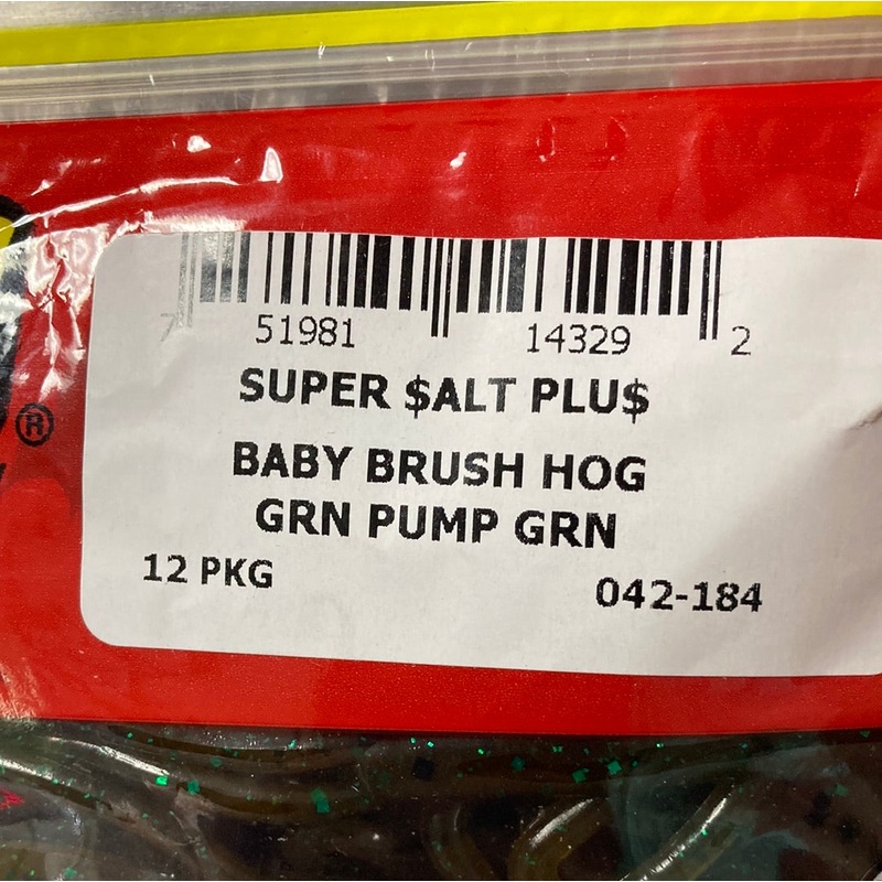 Zoom Baby Brush Hog – Green Pumpkin Green