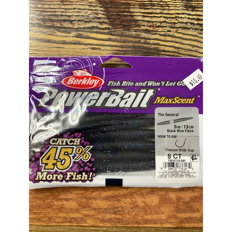 Berkley The General 5 Black Blue Fleck.