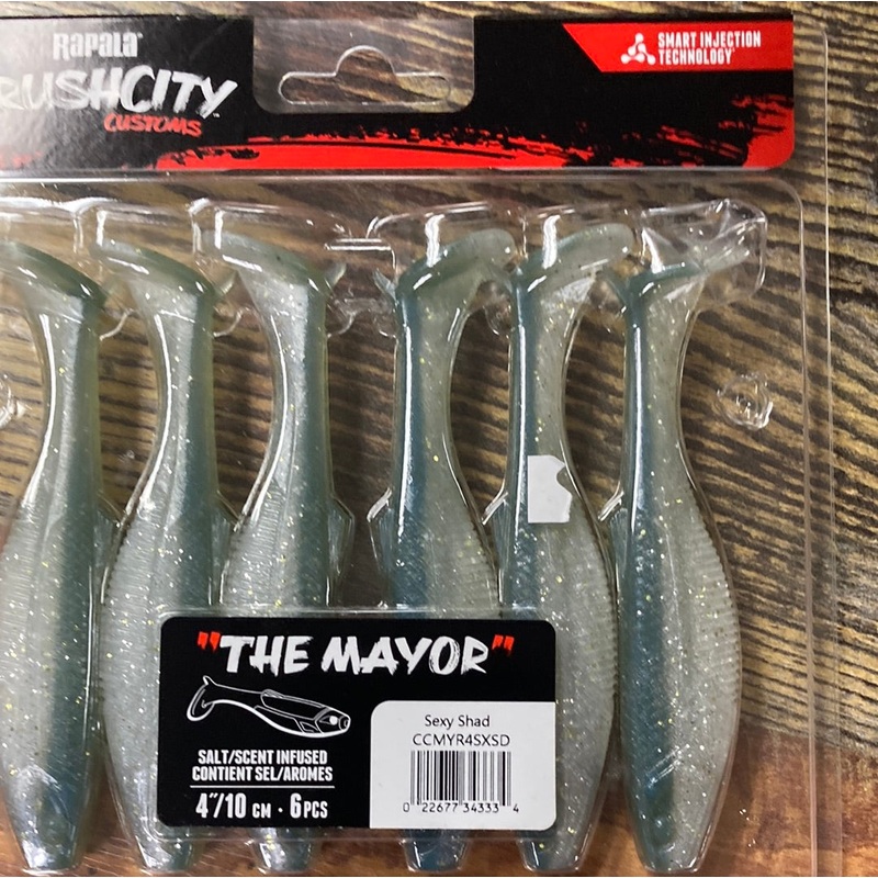 Rapala Crush City The Mayor 4 Sexy Shad