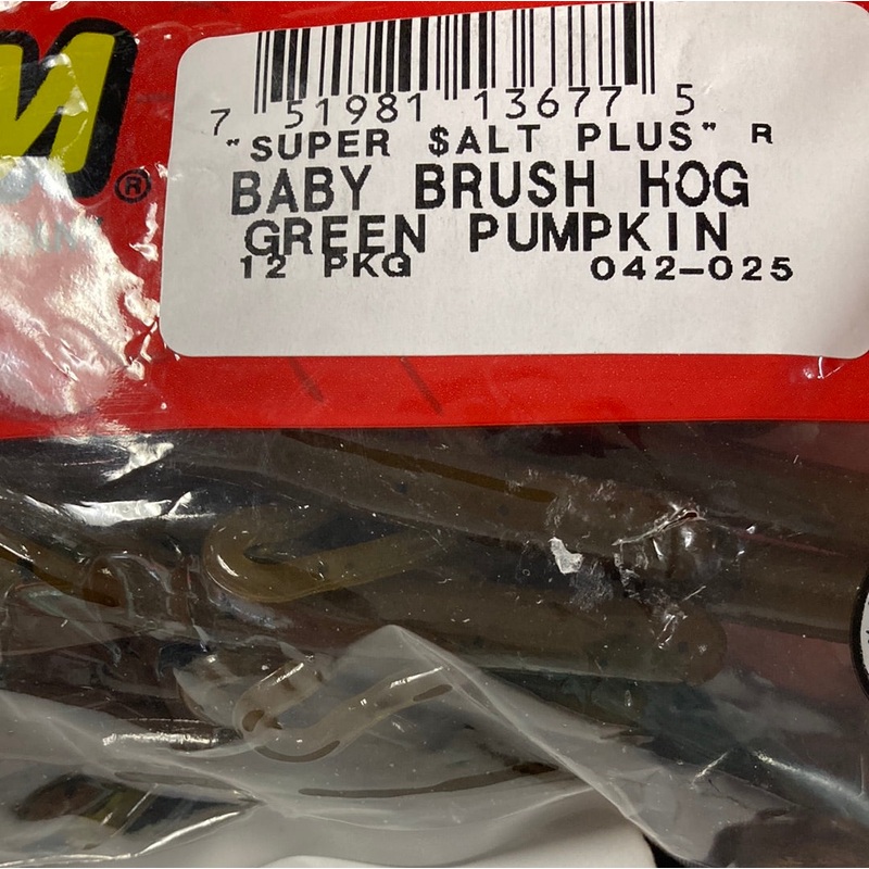 Zoom Baby Brush Hog – Green Pumpkin