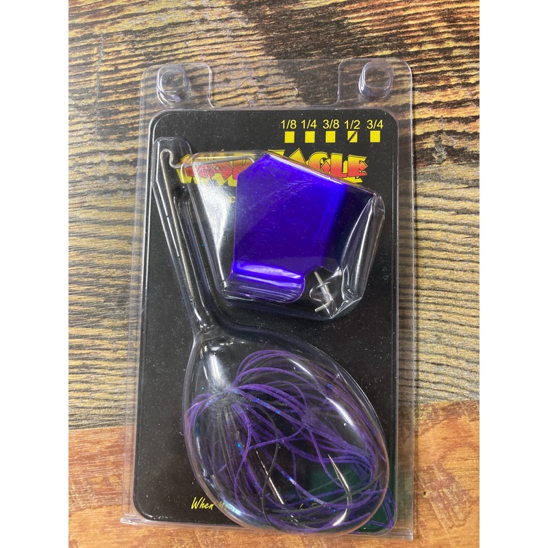 War Eagle Buzz Bait 1/2 oz. Black Purple