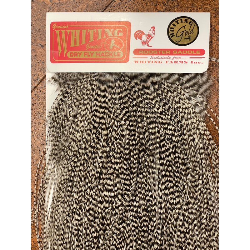 Whiting Farms Midge Rooster Saddle – Gold Grade