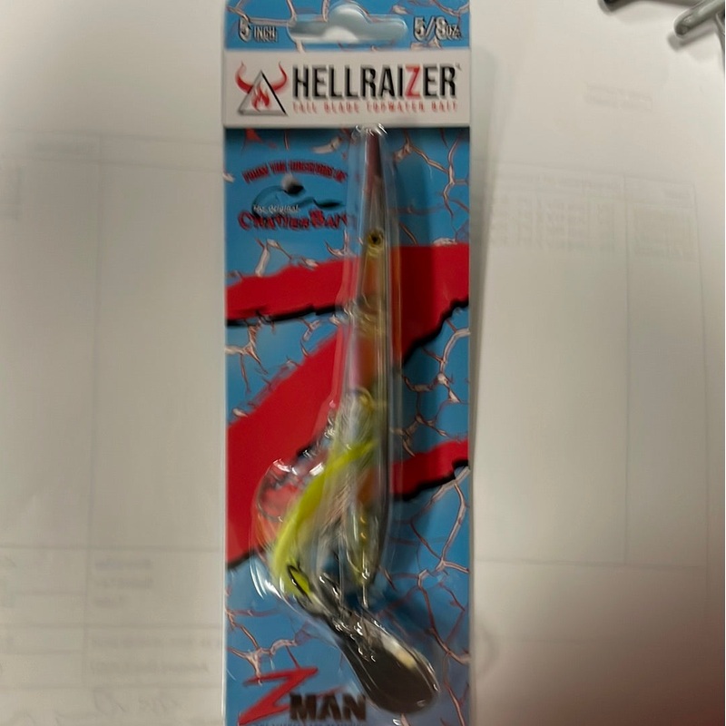 Z Man Hellraizer 5″ 5/8 oz. Ghost Shad