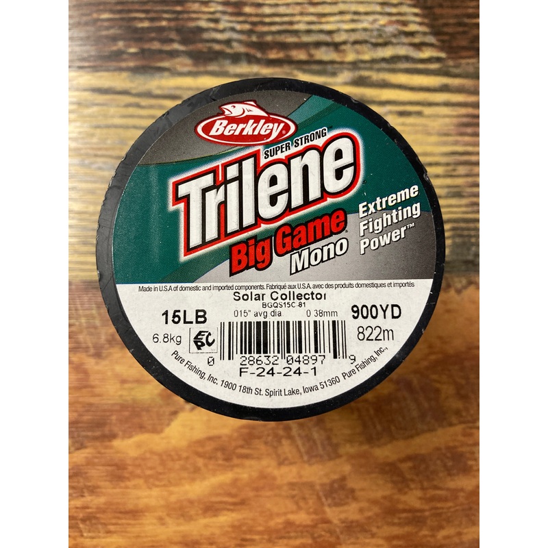Berkley Trilene Big Game 15 lb. 900 yd – Solar Collector