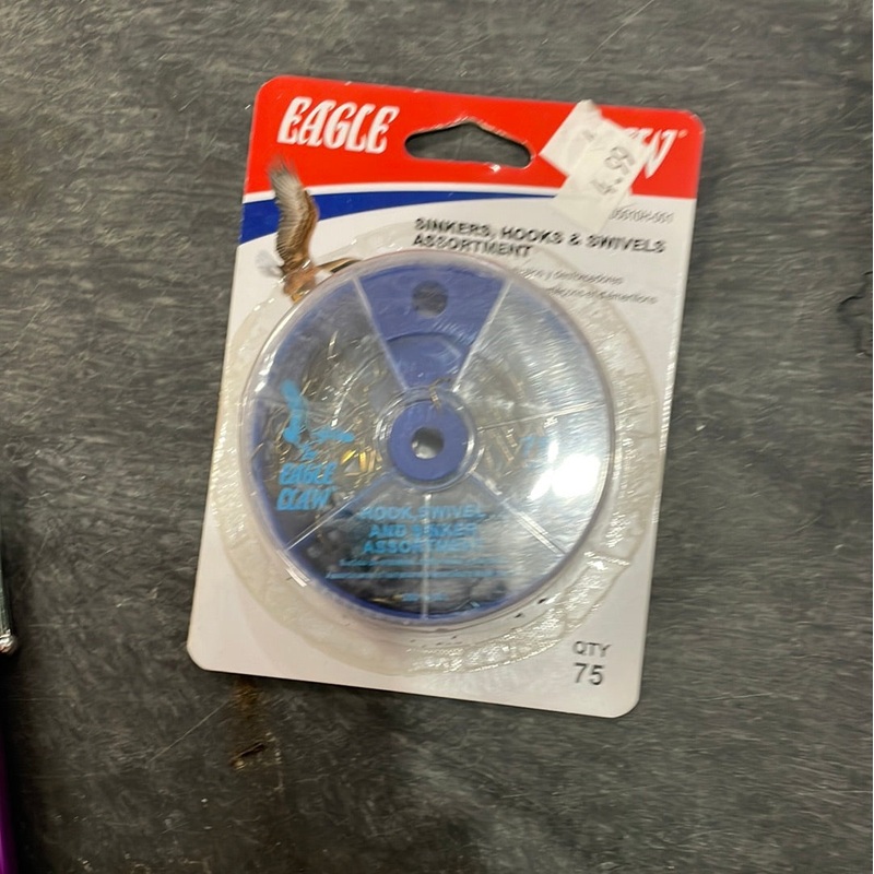 Eagle Claw Sinkers, Hooks, Swivels Assortment