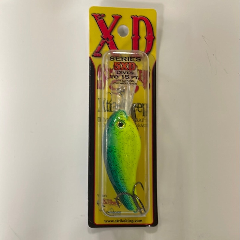 Strike King 5XD Dives to 15 Chart/Blue/Blk Splatterback