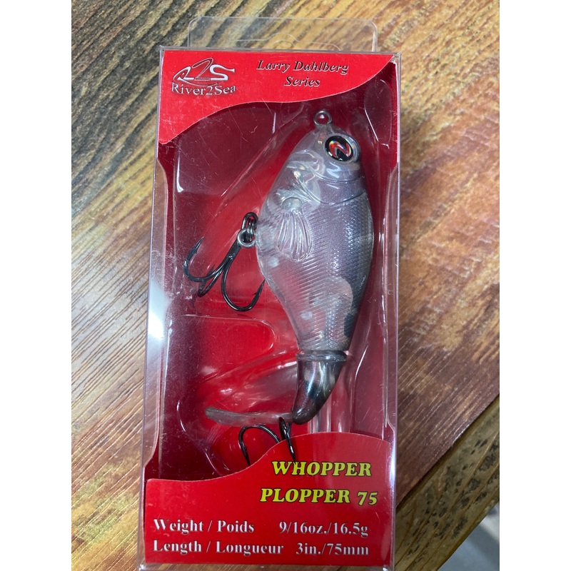 Whopper Plopper 75 – 9/16 oz. 3″ Phantom Shad