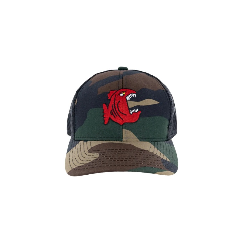 BIG BITE BAITS CAMO W/ BLACK MESH HAT