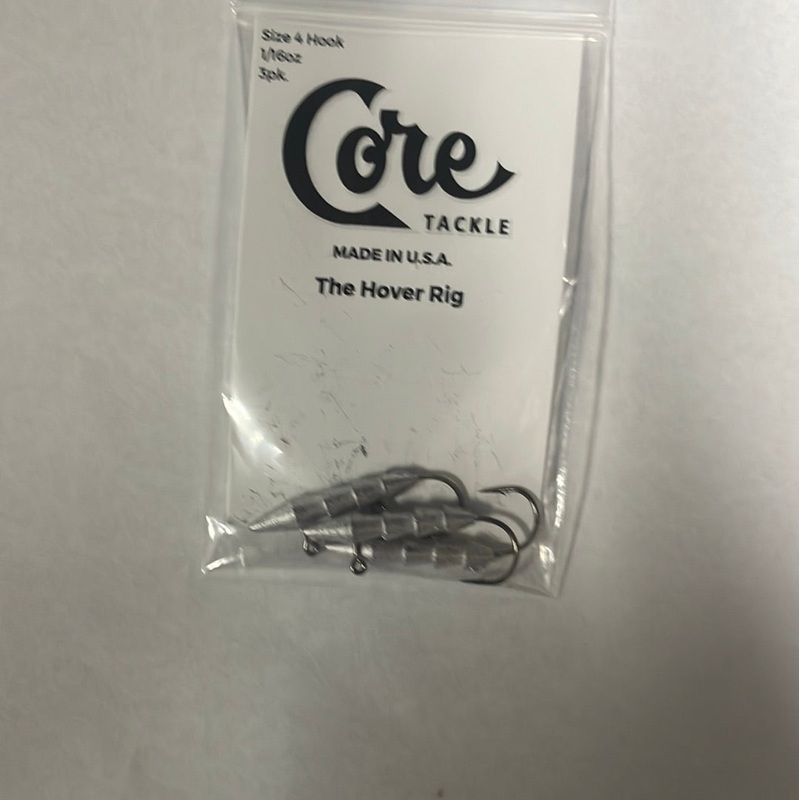 Core Tackle The Hover Rig Size 4 Hook 1/16 oz 3pk