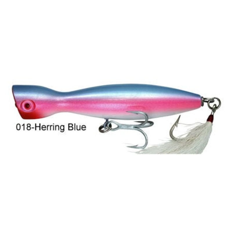 Super Strike 2 3/8 oz Little Neck Popper Herring Blue