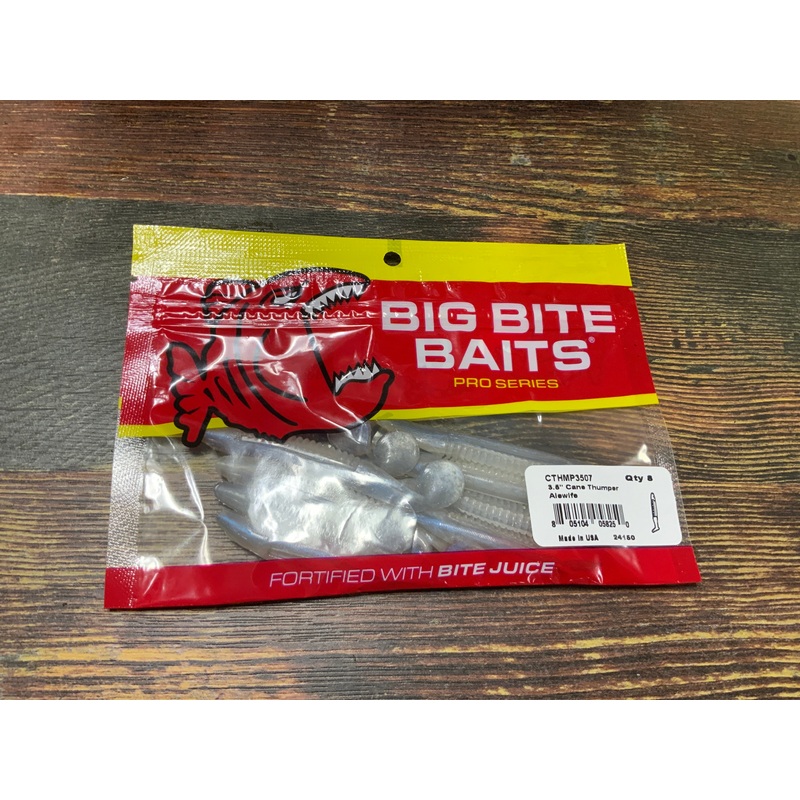 Big Bite Baits Cane Thumper 3.5″ Alewife