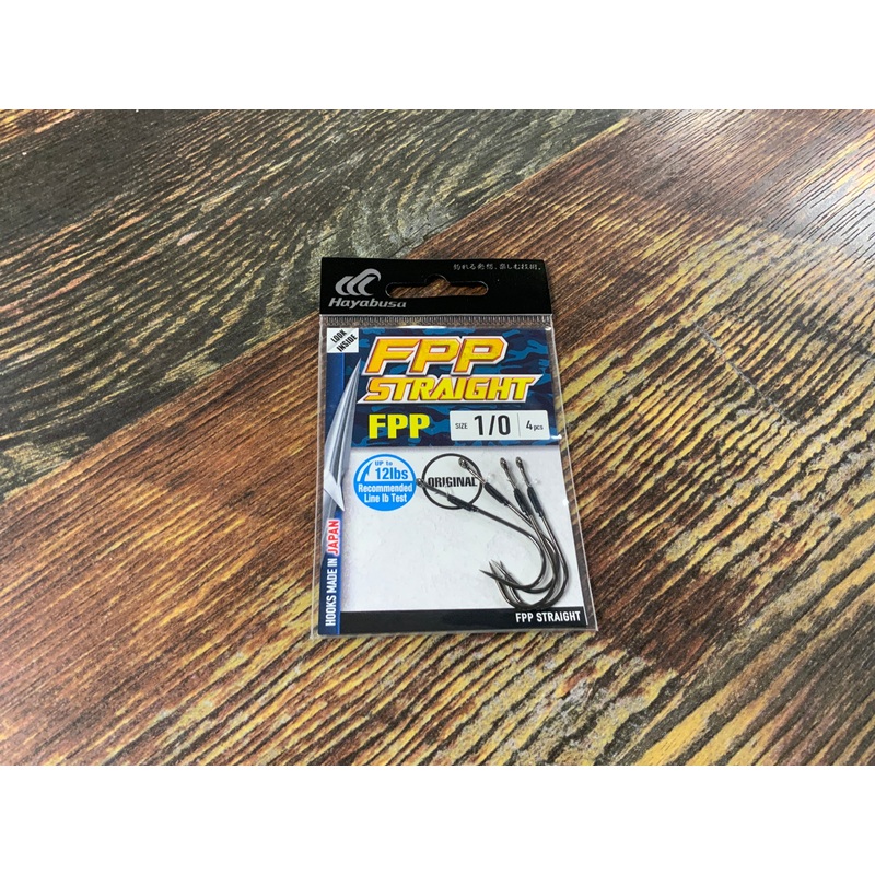 Hayabusa FPP Straight Hook 1/0