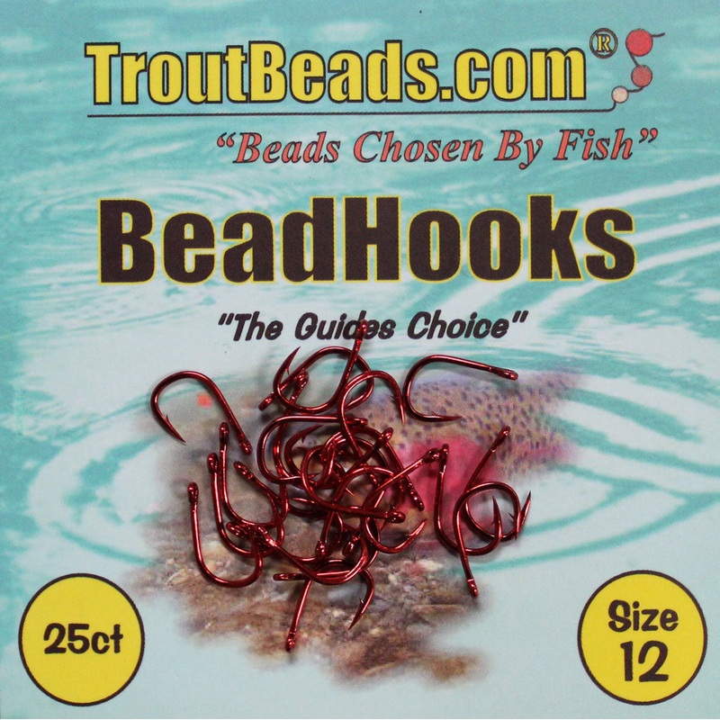 Trout Bead Hooks – Red