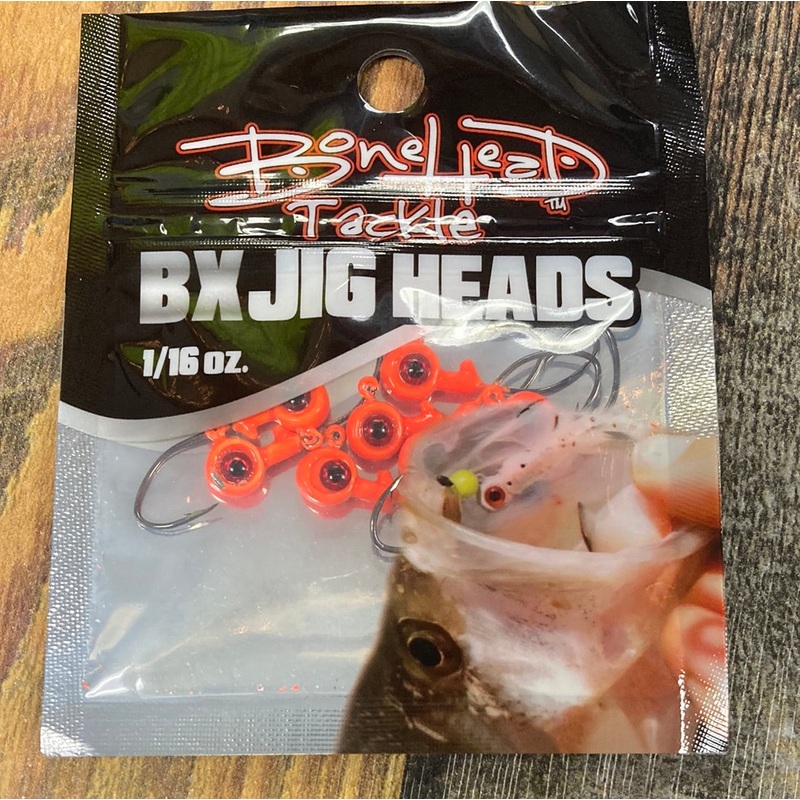 Bone Head BX Jig Heads 1/16 oz. Orange