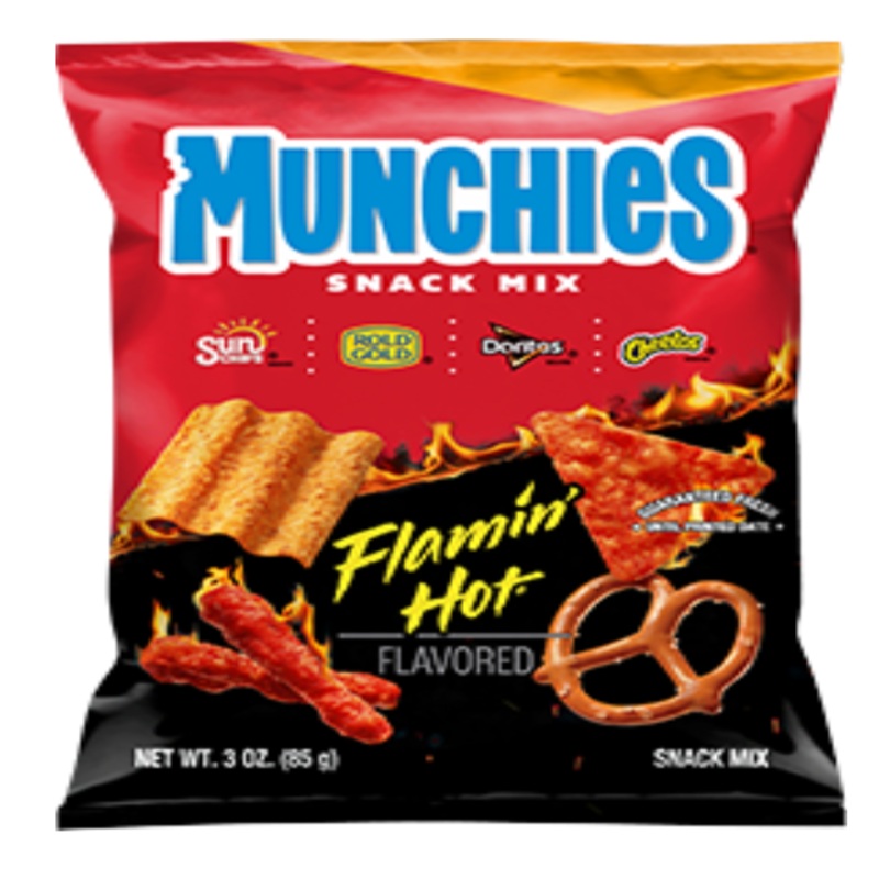 Munchies Snack Mix Flamin’ Hot Flavored 3 Oz