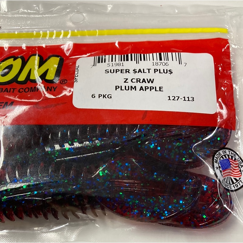 Zoom Z Craw – Plum Apple