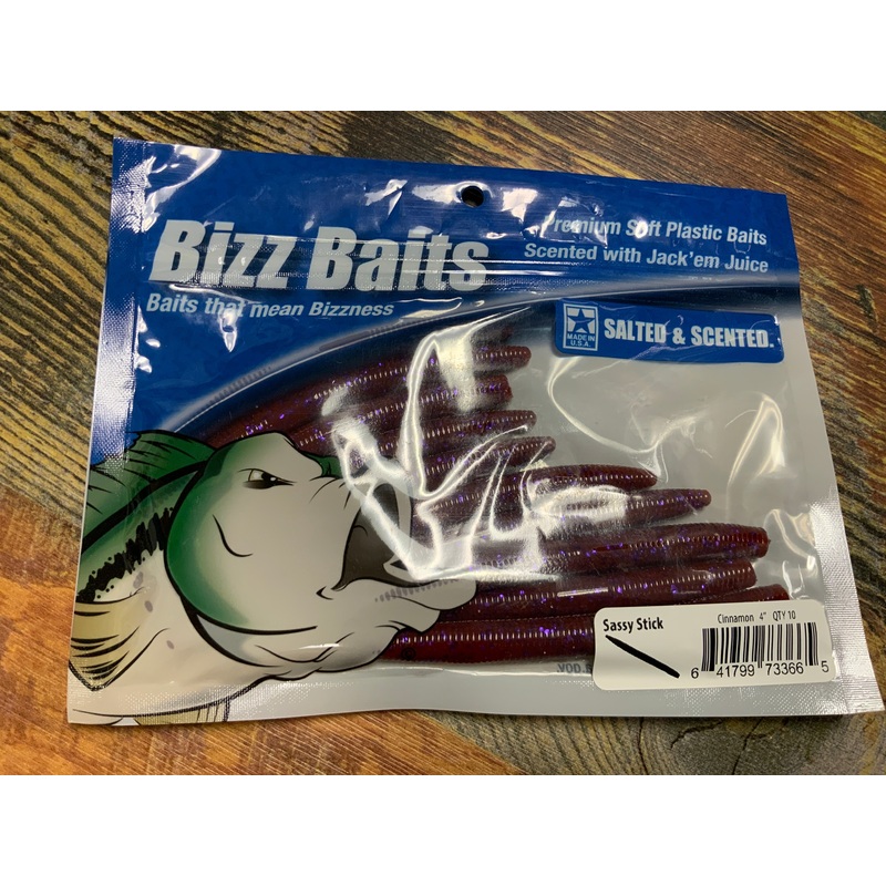 Bizz Baits Sassy Stick 4″ Cinnamon