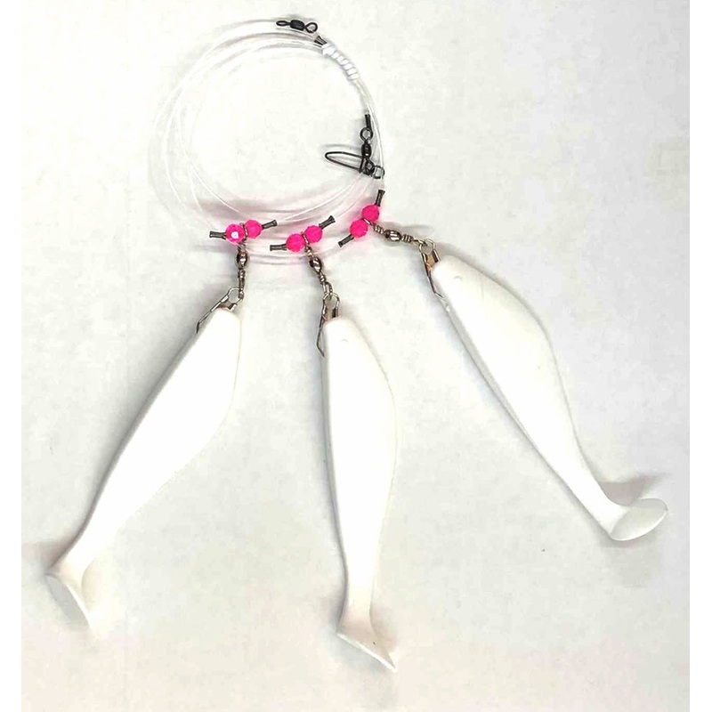 Blue Water Candy Shad Teaser Chain, 6″, 3oz