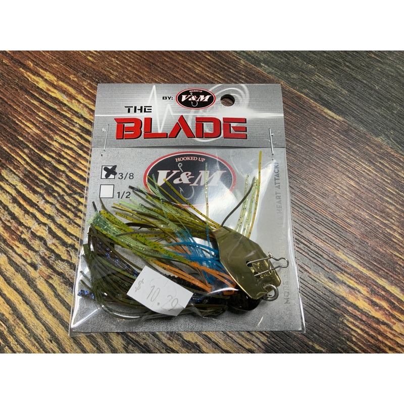 V&M The Blade Jig 3/8 oz. Cajun Bluegill