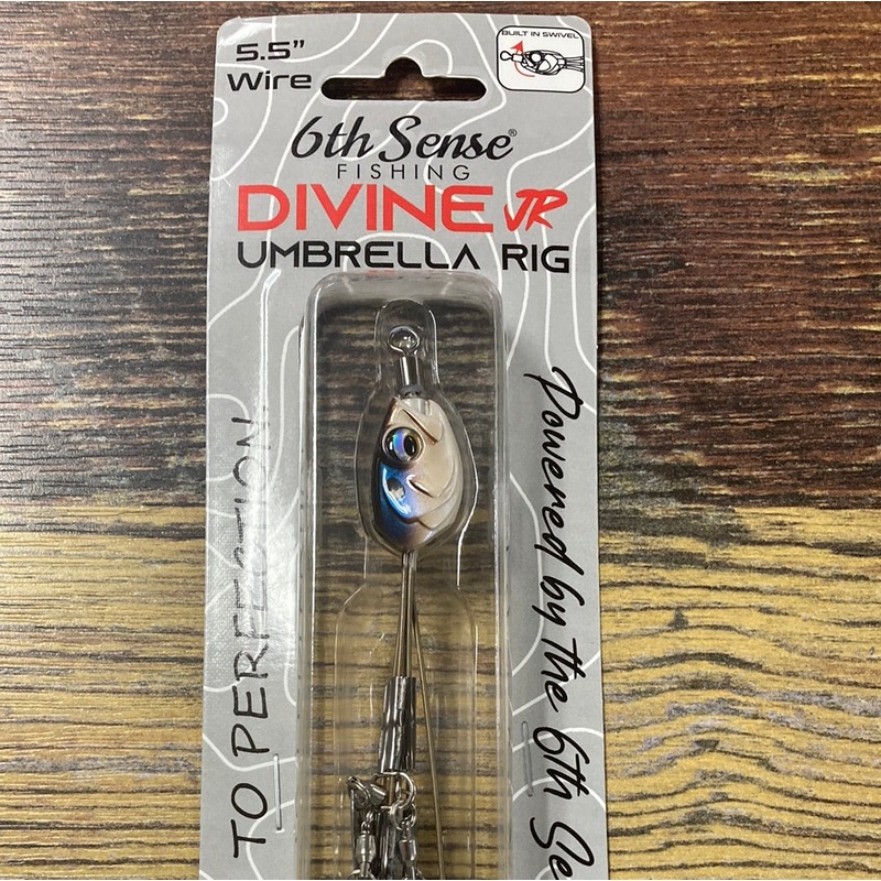 6th Sense Divine Jr Umbrella Rig 5.5″ – 4K Shad