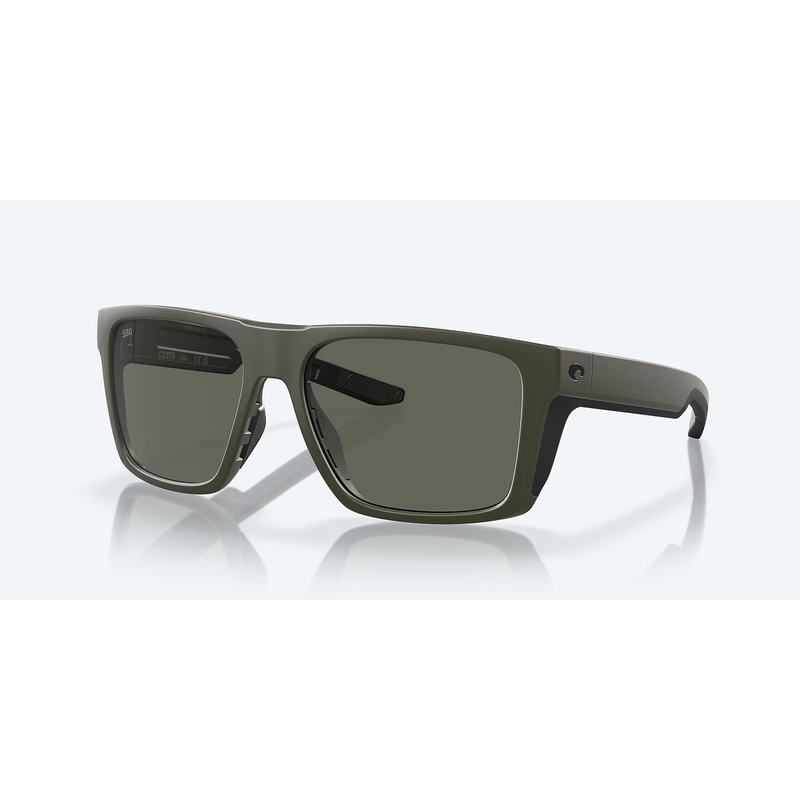 Costa Del Mar Lido Sunglasses – Matte Olive Frame / Gray Polarized Glass 580G Lens