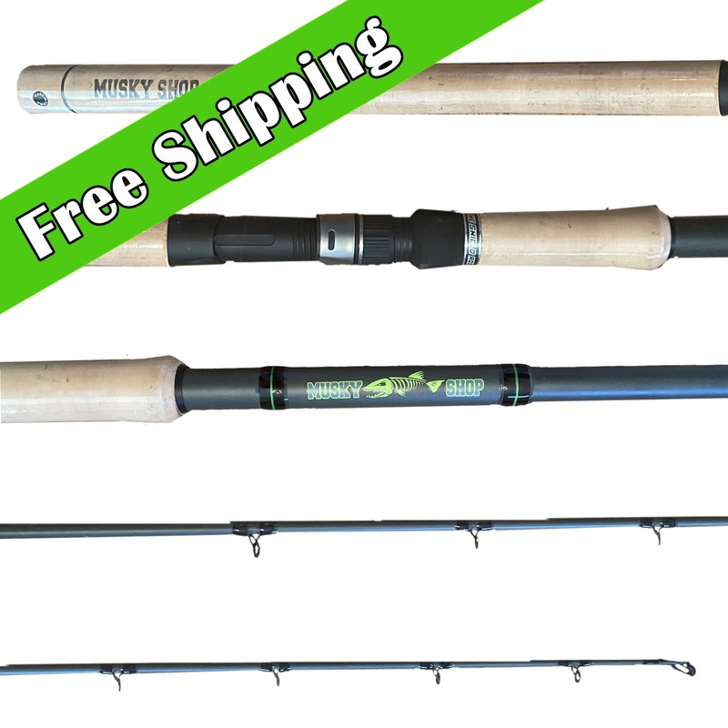 Musky Shop Shield Series 8′ Spinning Rod