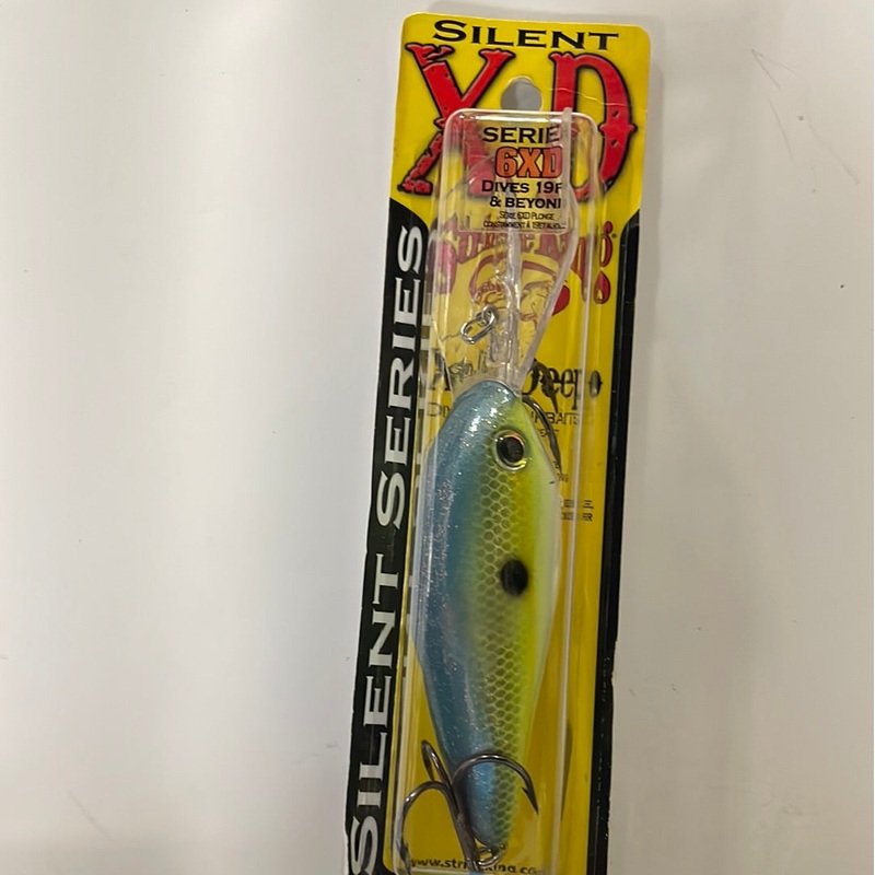 Strike King 6XD Silent Dives 19 & Beyond Chartreuse Sexy Shad