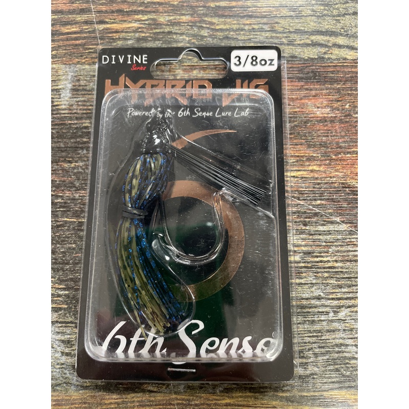 6th Sense Hybrid Jig 3/8 oz. Dark Water Crawl