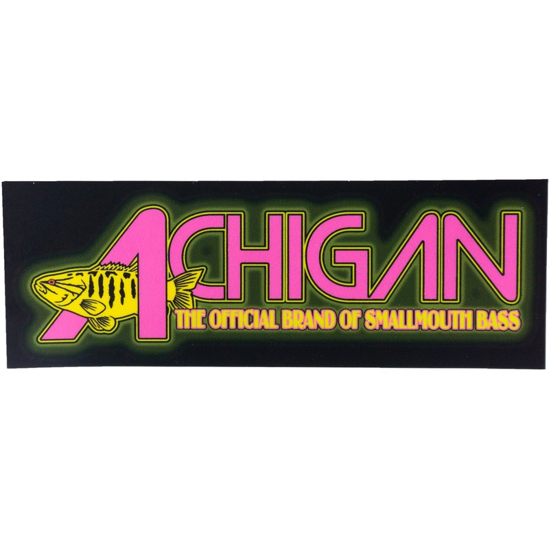 Achigan Retro Neon Decal