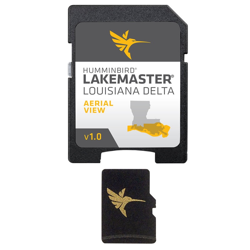 Humminbird LakeMaster Aerial Satellite View – Louisiana Delta [600050-1]
