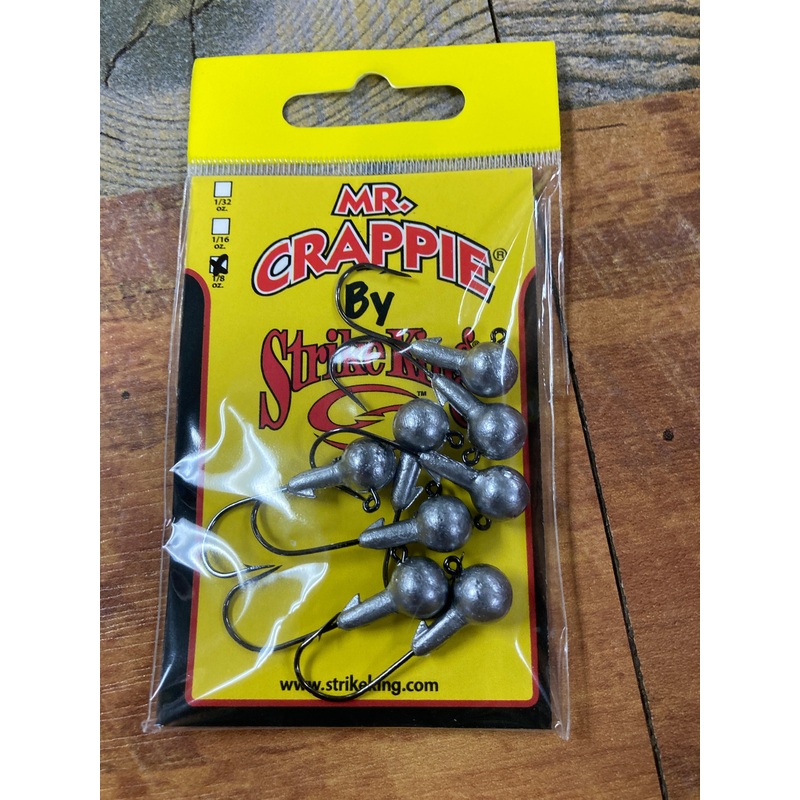 Mr Crappie Jig Head 1/8 oz. Unpainted