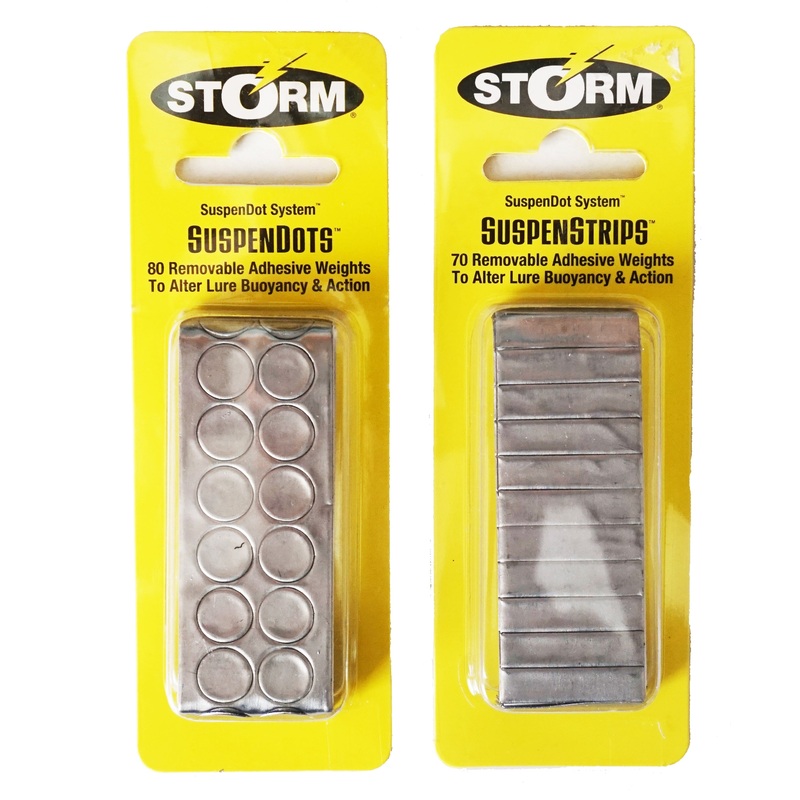Storm SuspenStrips and SuspenDots Lead Weights