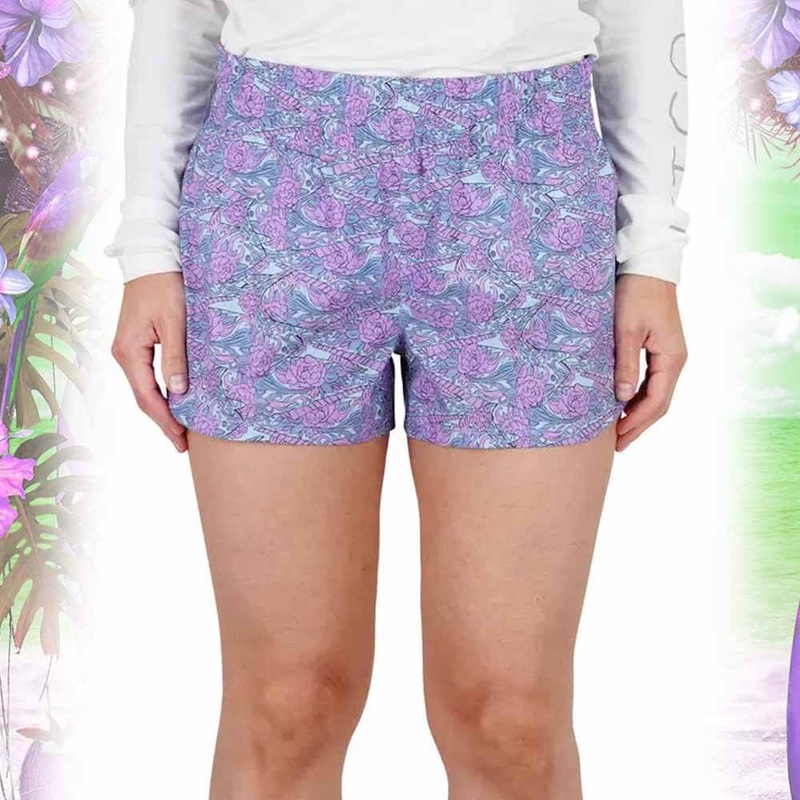 Aftco Sky Blue Sandbar Women’S Short