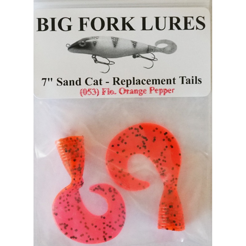 Big Fork Lures Sand Cat LAT Replacement Tails
