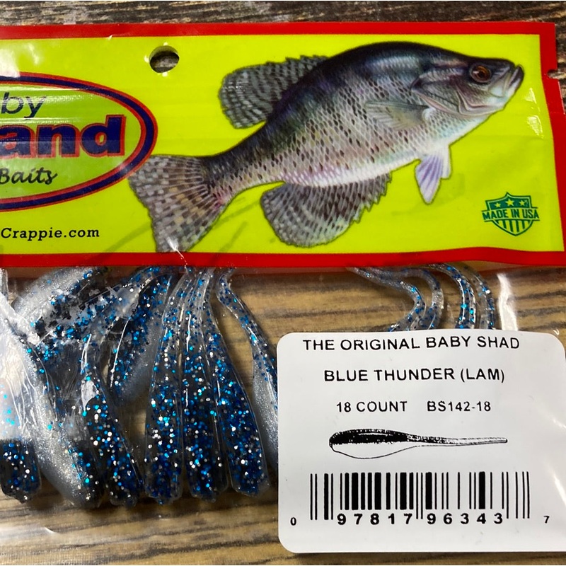 Bobby Garland Baby Shad 2″ Blue Thunder