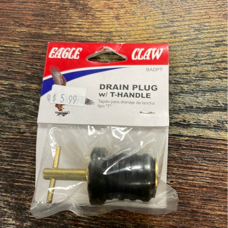 Eagle Claw Drain Plug w/T Handle