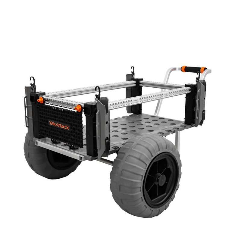 YakAttack SandRig Surf Cart, 20 x 36 with 16″ Balloon Tires