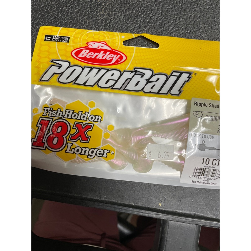 Berkley Ripple Shad 3 Pearl White