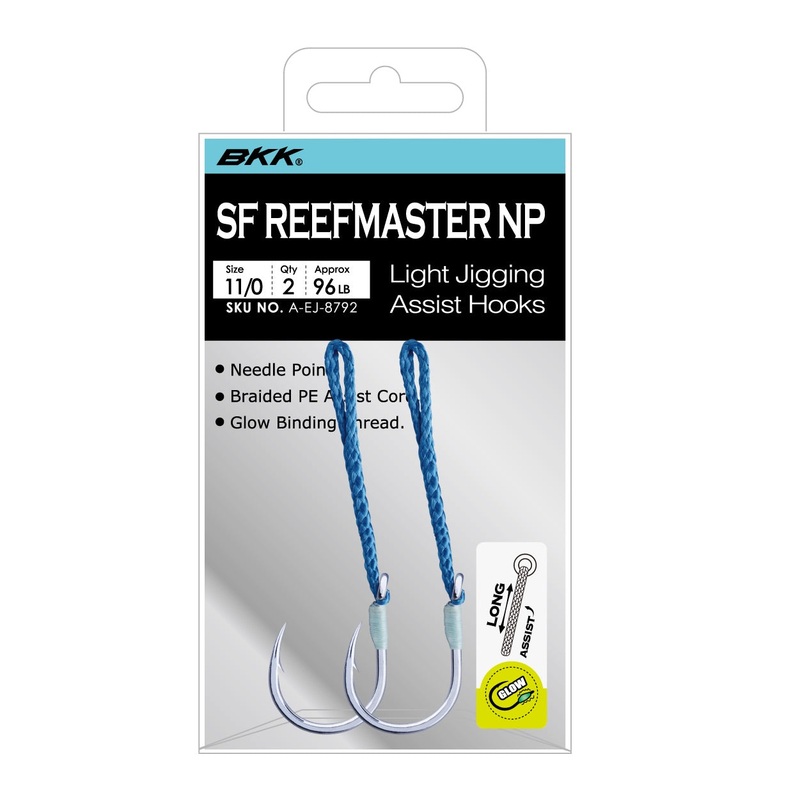 BKK – SF Reefmaster NP Long Jigging Assist Hooks