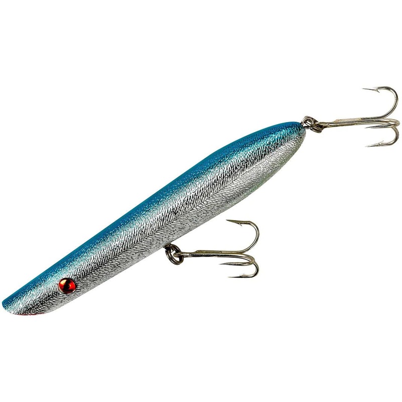 Cotton Cordell penicil popper blue/black 4 1/2 half