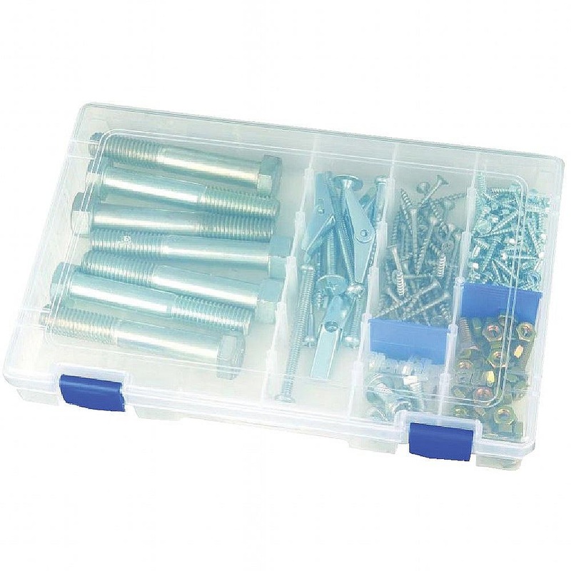 Flambeau Tuff-Tainer 4-Fixed Comps with Dividers 11×7.25×1.75″ with Zeru