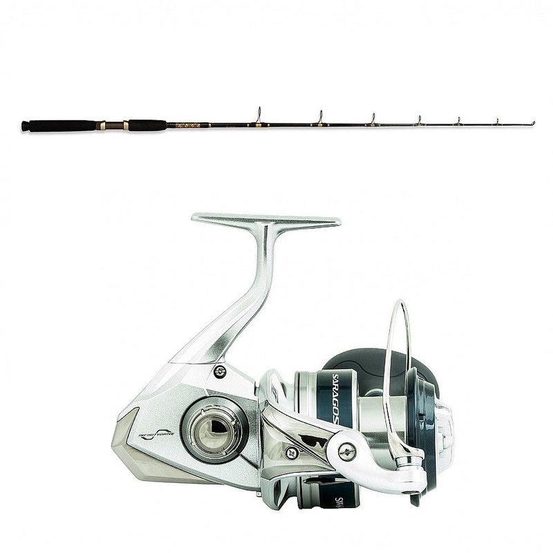 Shimano SARAGOSA SW A 6000HG with SP 8-15 6’6″ CHAOS Gold Combo