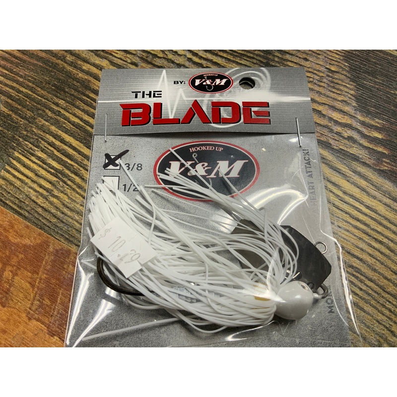V&M The Blade Jig 3/8 oz. White