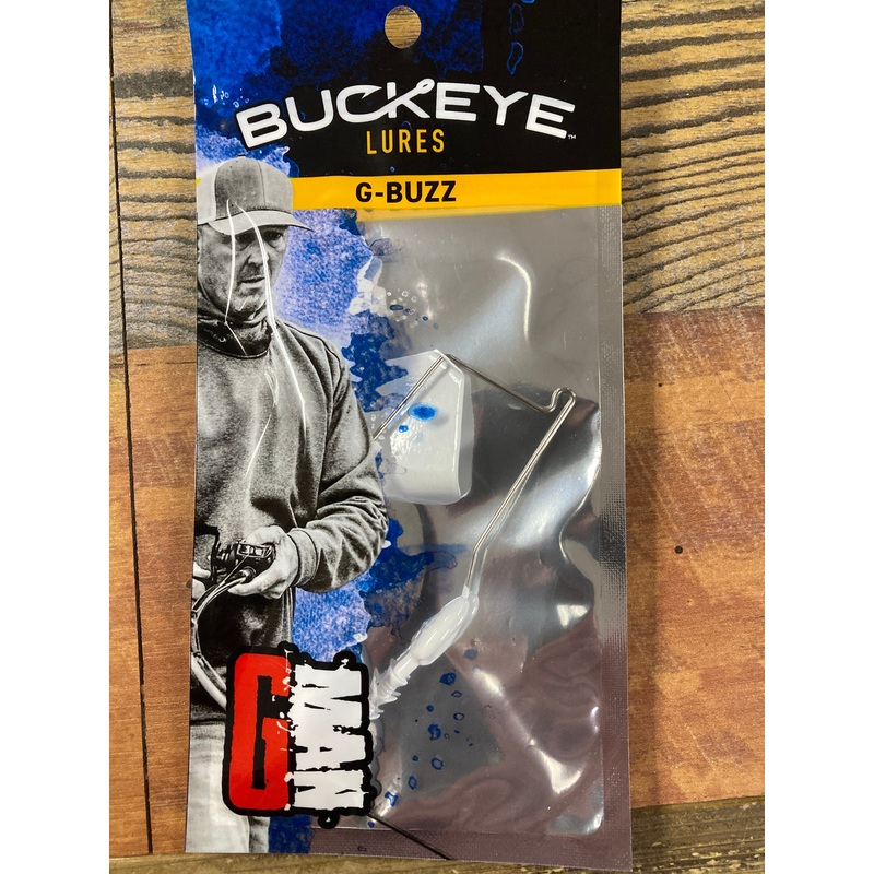Buckeye G Buzz 3/8 oz. White w/White Blade