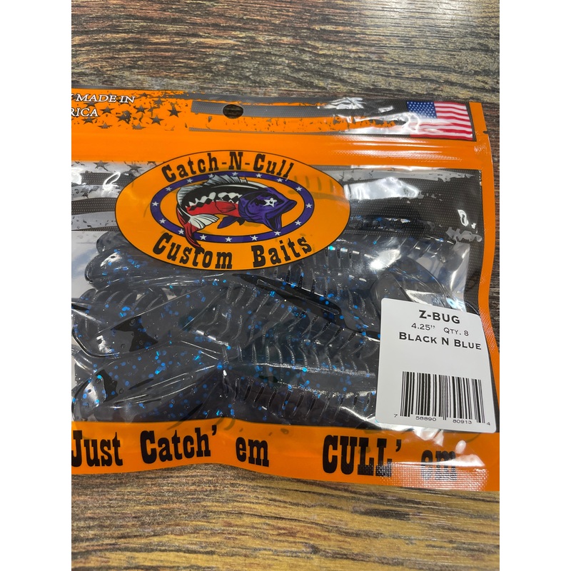 Catch-N-Cull Custom Baits Z-Bug Black/Blue