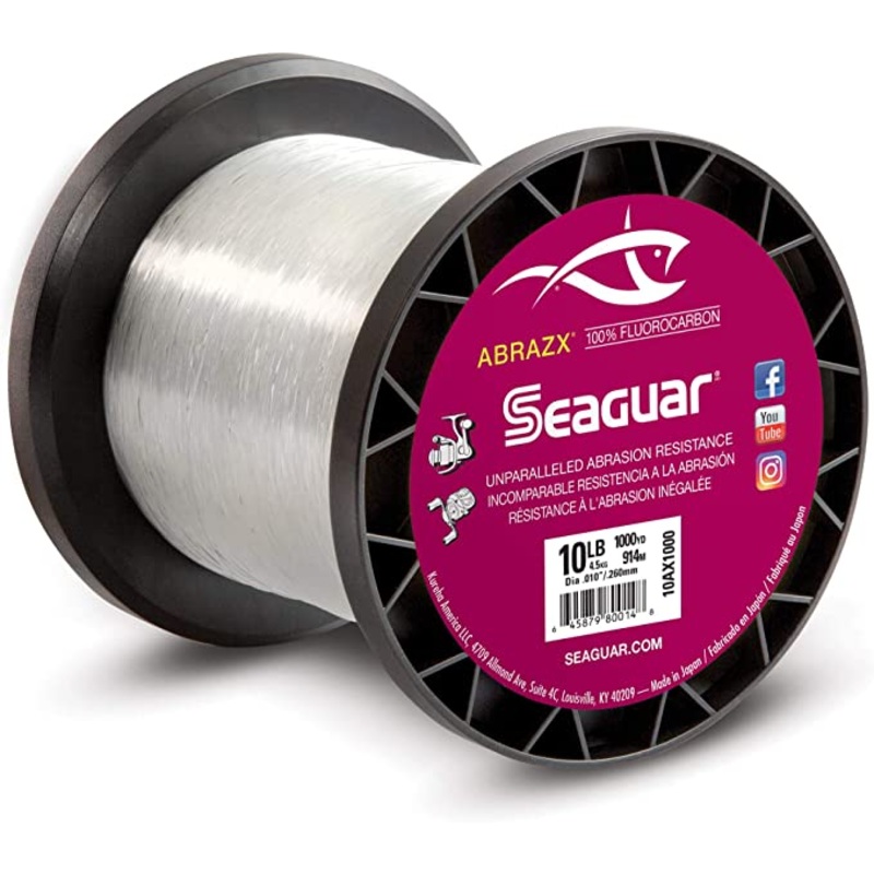 SEAGUAR ABRAZX FLUOROCARBON BULK SPOOLS 1000 YARDS