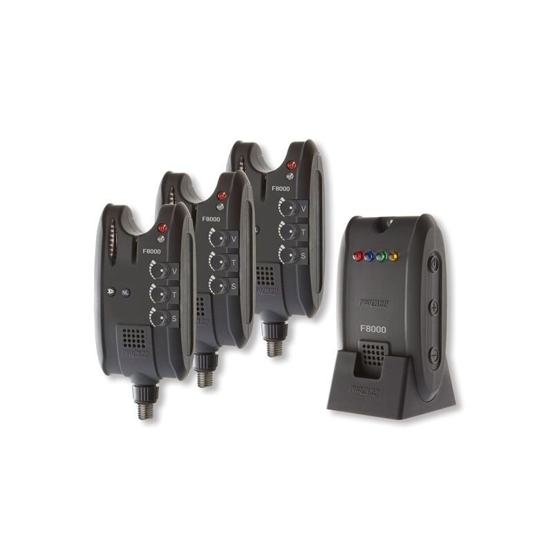 CORMORAN Pro Carp F-8000 Bissanzeiger-Set Rot Blau Grn 3+1Stk.